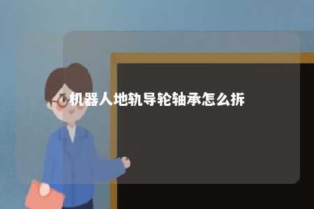 机器人地轨导轮轴承怎么拆 